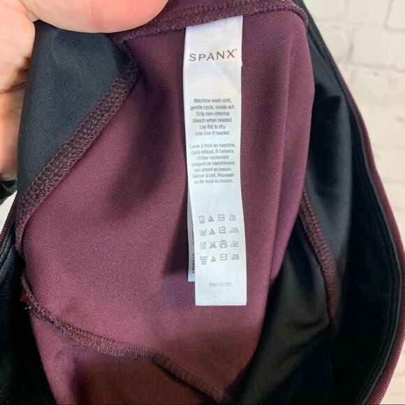 Spanx Micro Rib Knit Control Top Women's Skimmer Leggings Medium - Picture 11 of 16